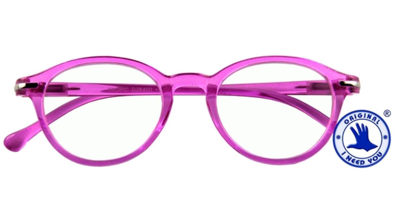 Leesbril I Need You +1.00 dpt Tropic roze