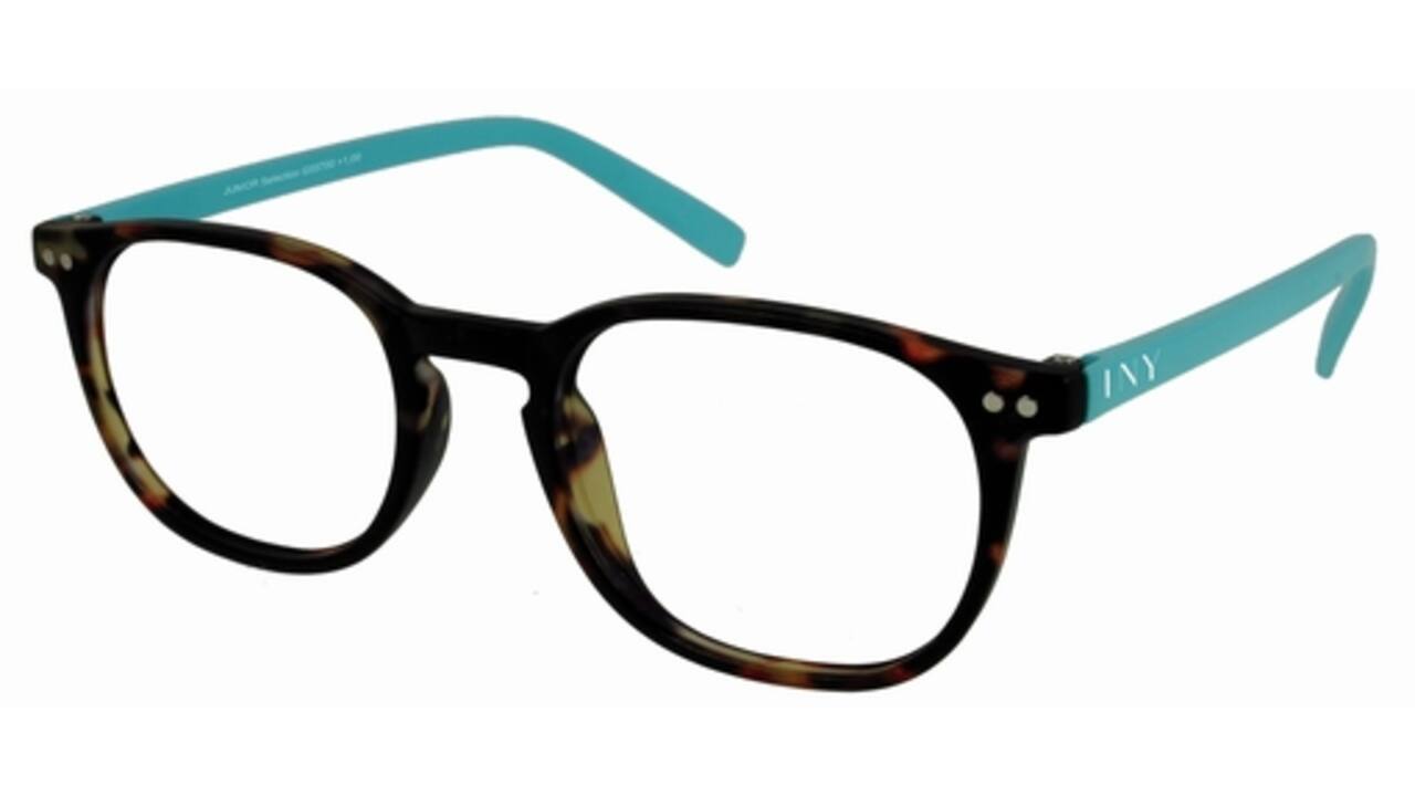 Leesbril I Need You +3.00 dpt Junior Selection bruin-turquoise