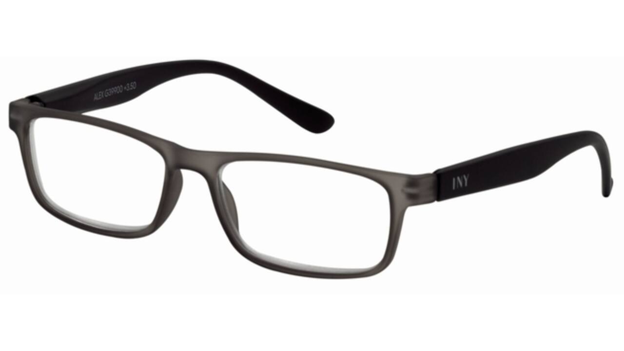 Leesbril I Need You +1.50 dpt Alex antraciet-zwart