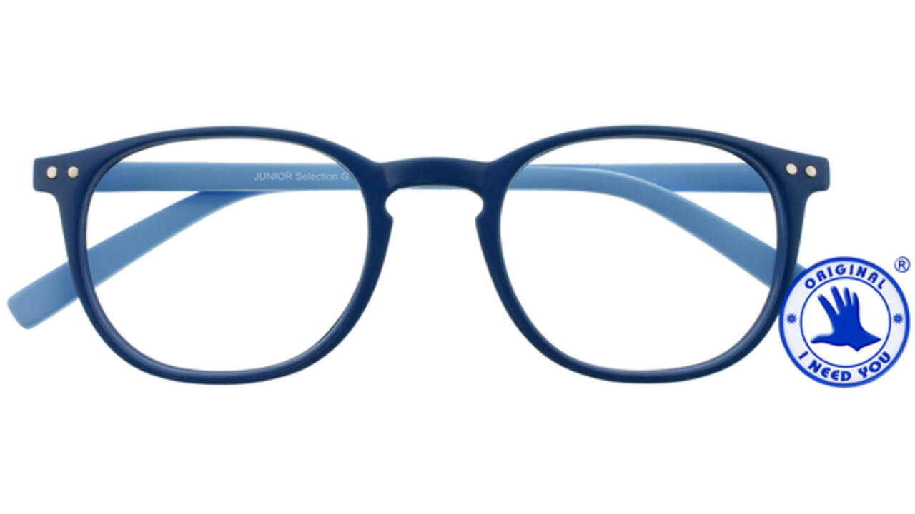 Leesbril I Need You +1.50 dpt Junior Selection blauw