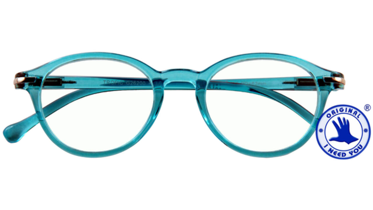 Leesbril I Need You +1.00 dpt Tropic turquoise