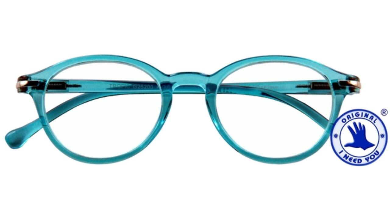 Leesbril I Need You +2.00 dpt Tropic turquoise