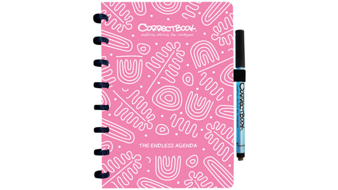 Agenda Correctbook A5 blossom pink tijdloos