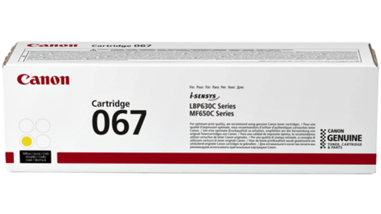 Tonercartridge Canon 067 geel
