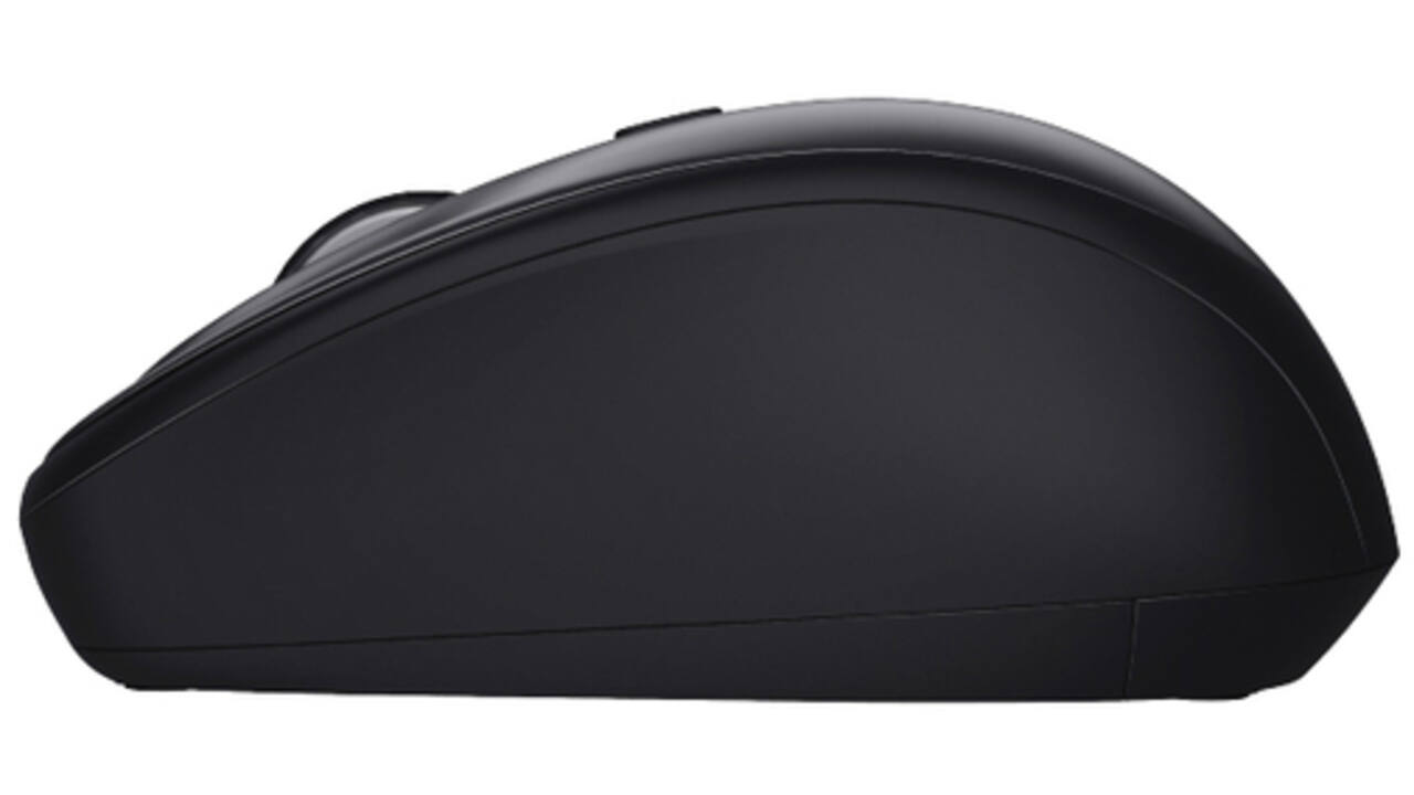 Muis Trust Yvi+ draadloos eco zwart