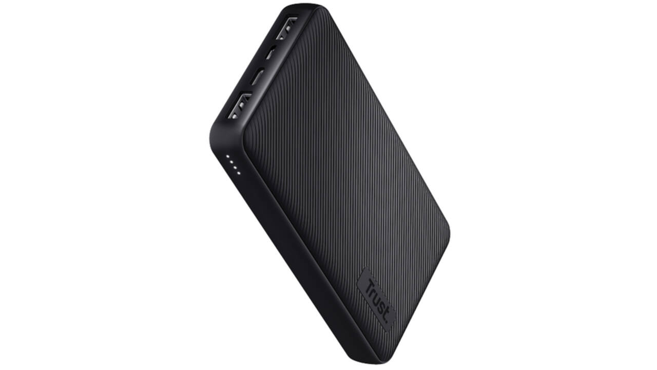Powerbank Trust Primo 15.000 mAh eco zwart