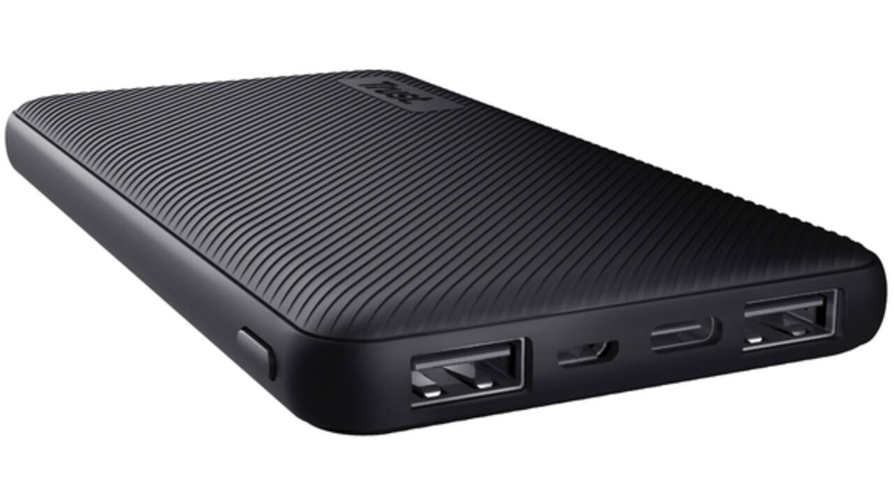 Powerbank Trust Primo 10.000 mAh eco zwart