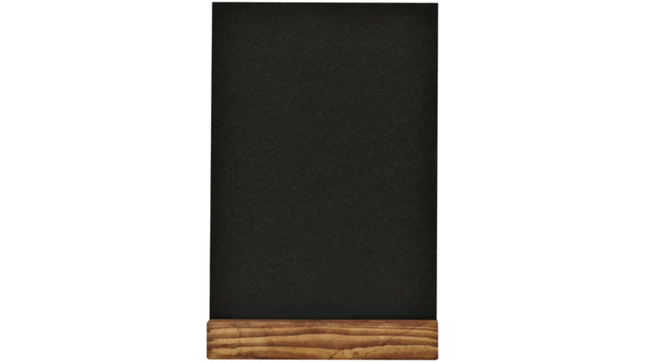 Krijtbord Europel tafelmodel A5 staand natural