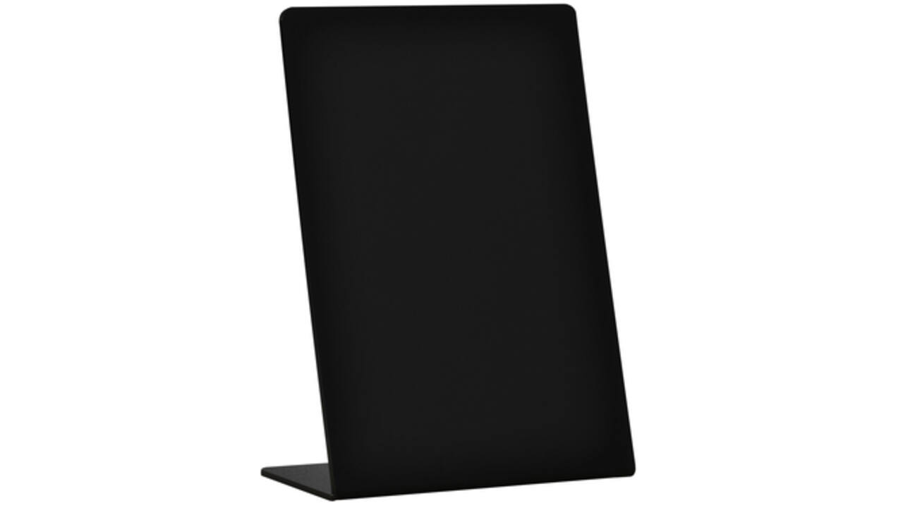 Krijtbord Europel L-standaard A6