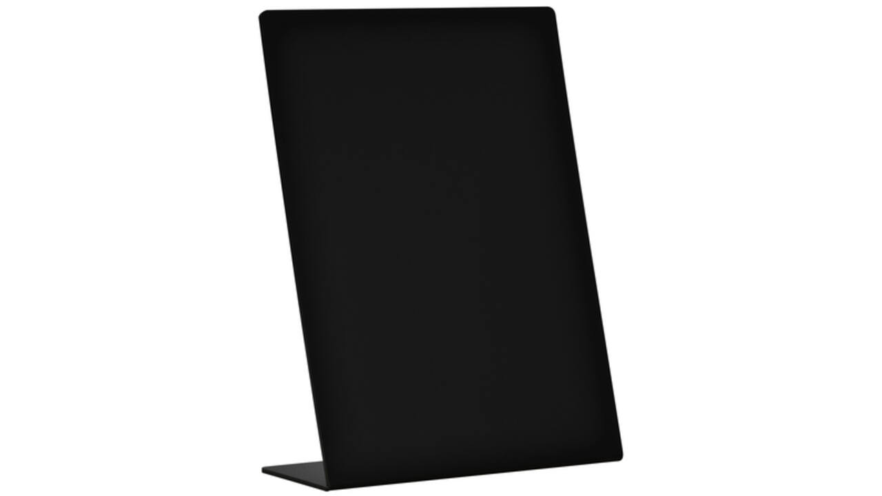 Krijtbord Europel L-standaard A5