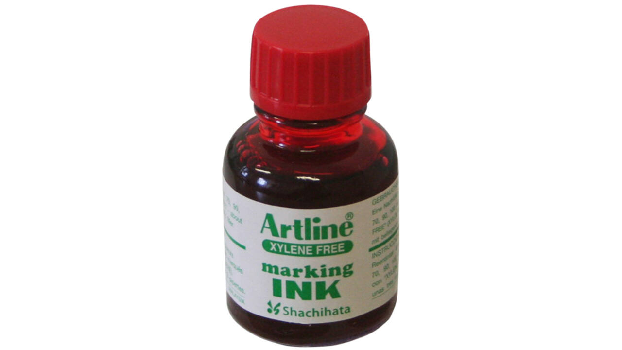 Viltstiftinkt Artline rood