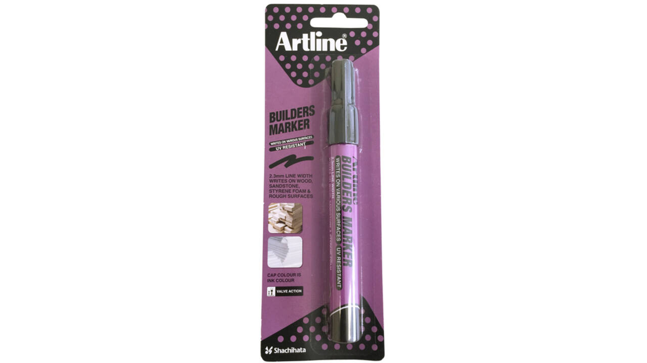 Viltstift Artline Professional builders zwart
