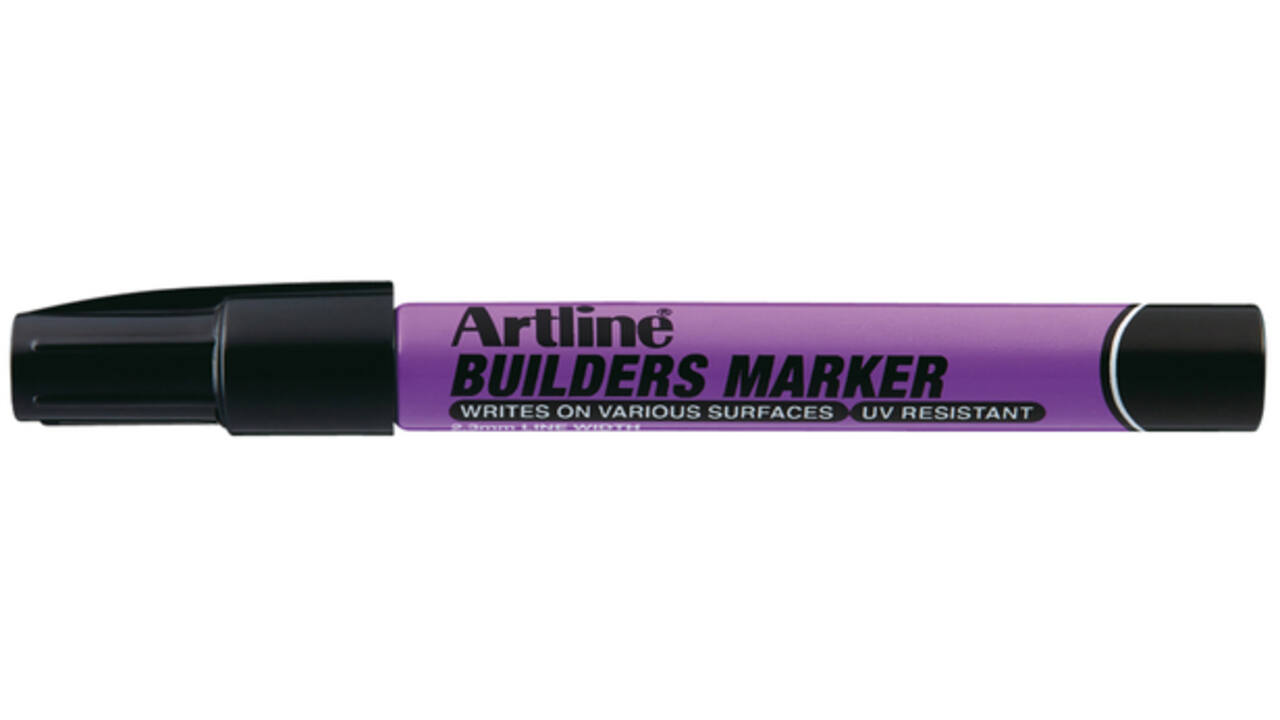 Viltstift Artline Professional builders zwart