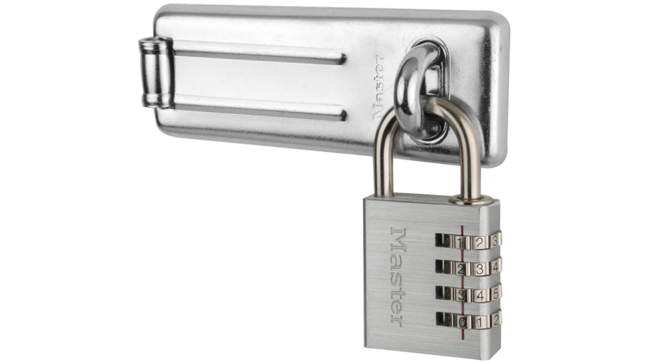 Hangslot MasterLock overval + aluminium 40mm