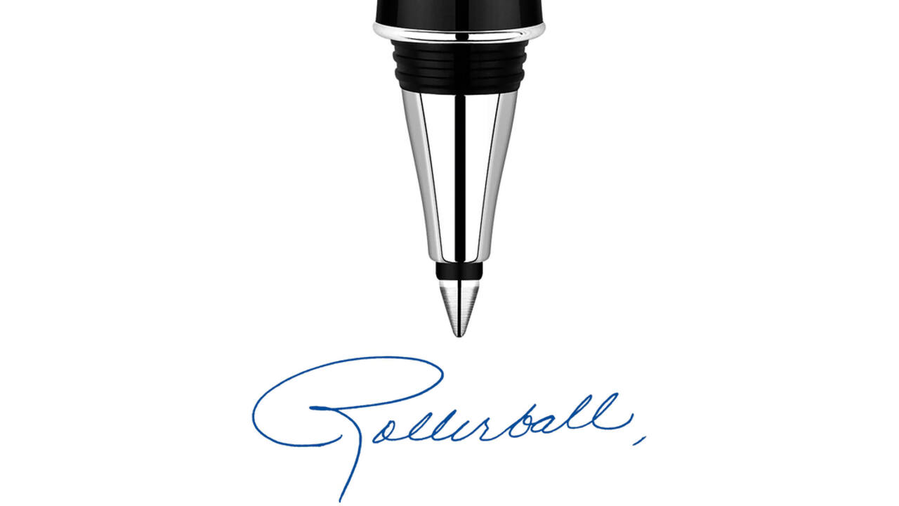 Rollerpenvulling Parker Quink medium blauw blister à 2 stuks