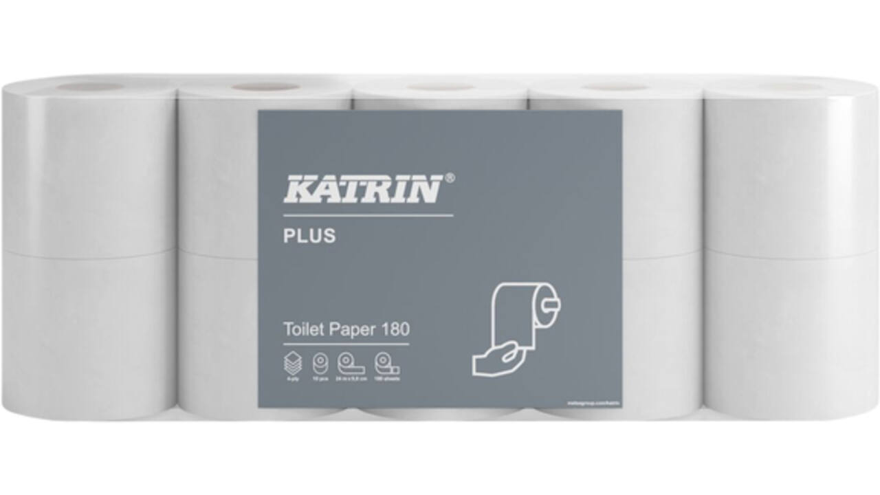 Toiletpapier Katrin Plus 4-laags 180vel 70rollen