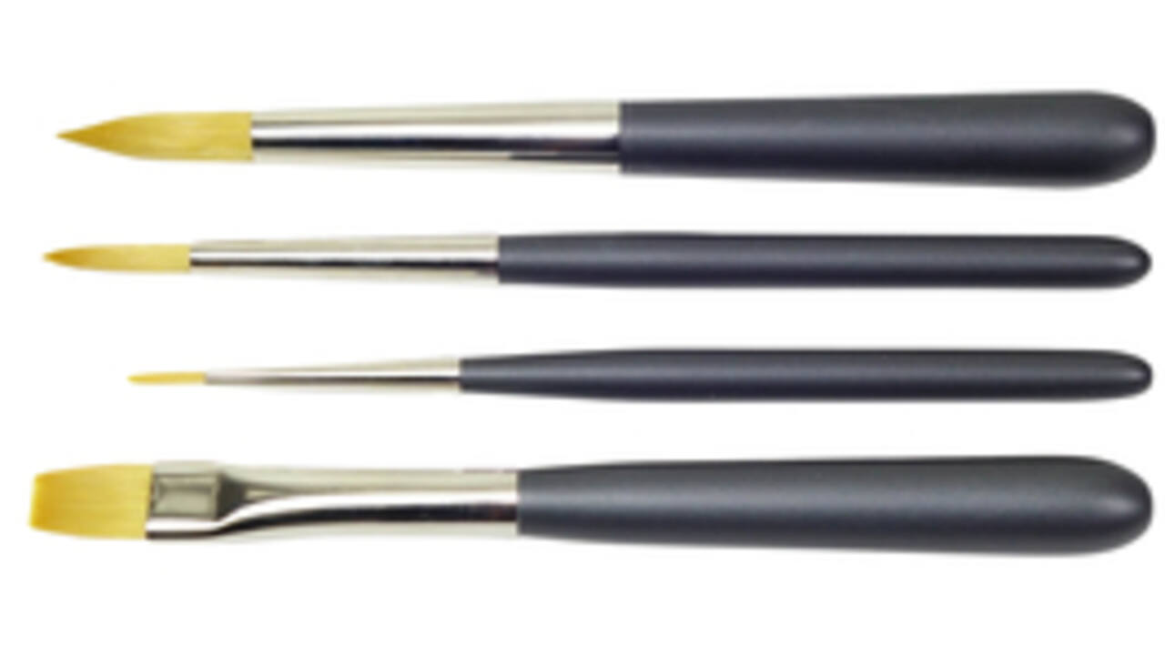 Penselenset Zahn Travel Buddy 4-delig