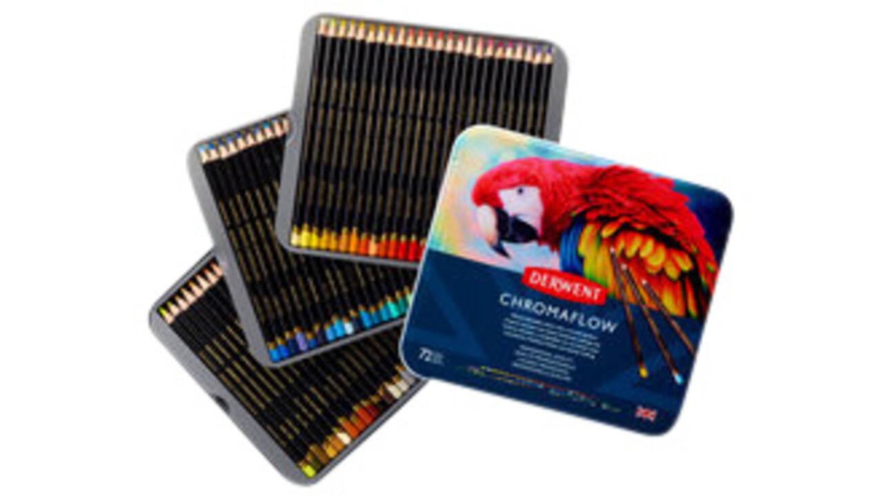 Kleurpotloden Derwent Chromaflow set à 72 kleuren