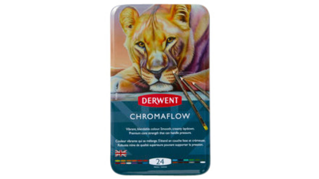 Kleurpotloden Derwent Chromaflow set à 24 kleuren