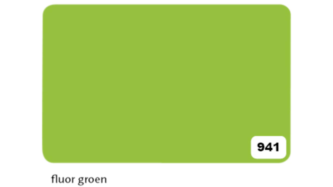 Etalagekarton Folia 1-zijdig 48x68cm 380gr nr941 fluor groen