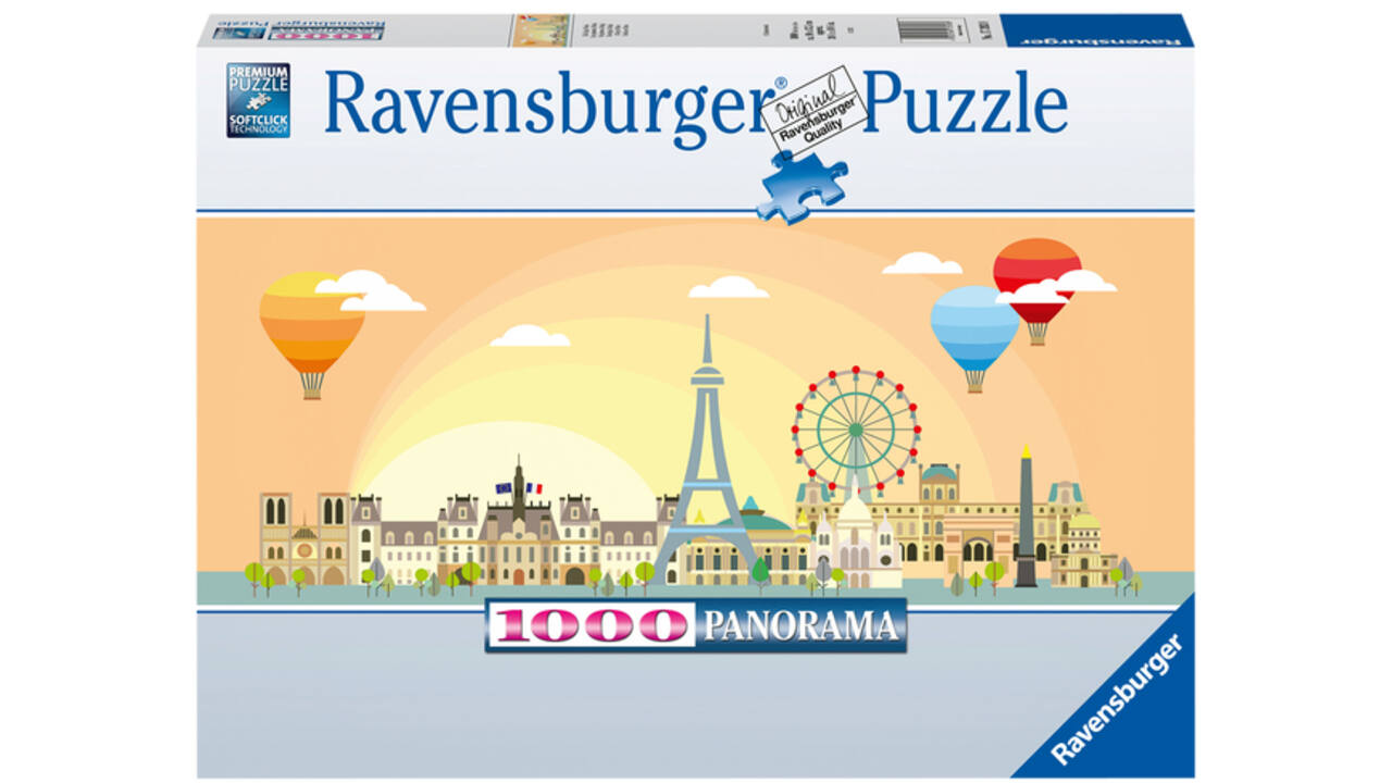 Puzzel Ravensburger Een dag in Parijs 1000 stukjes