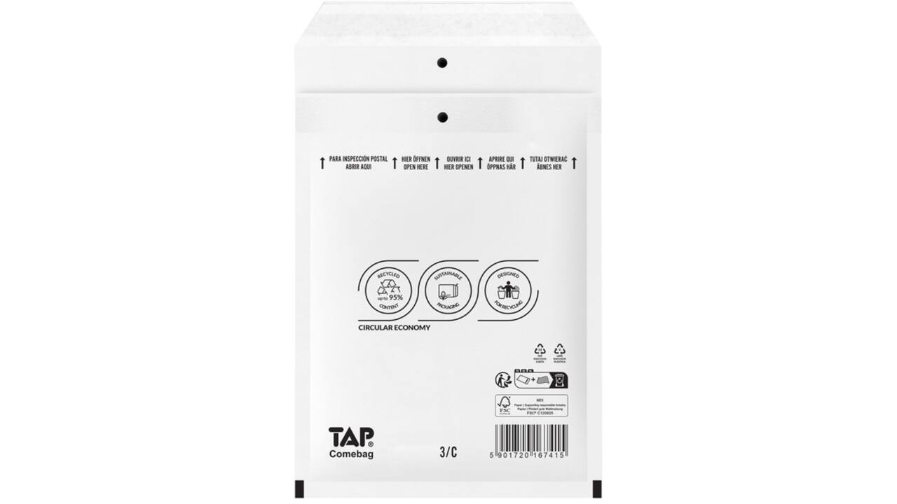 Envelop TAP Comebag luchtkussen nr13 170x225mm 100 stuks
