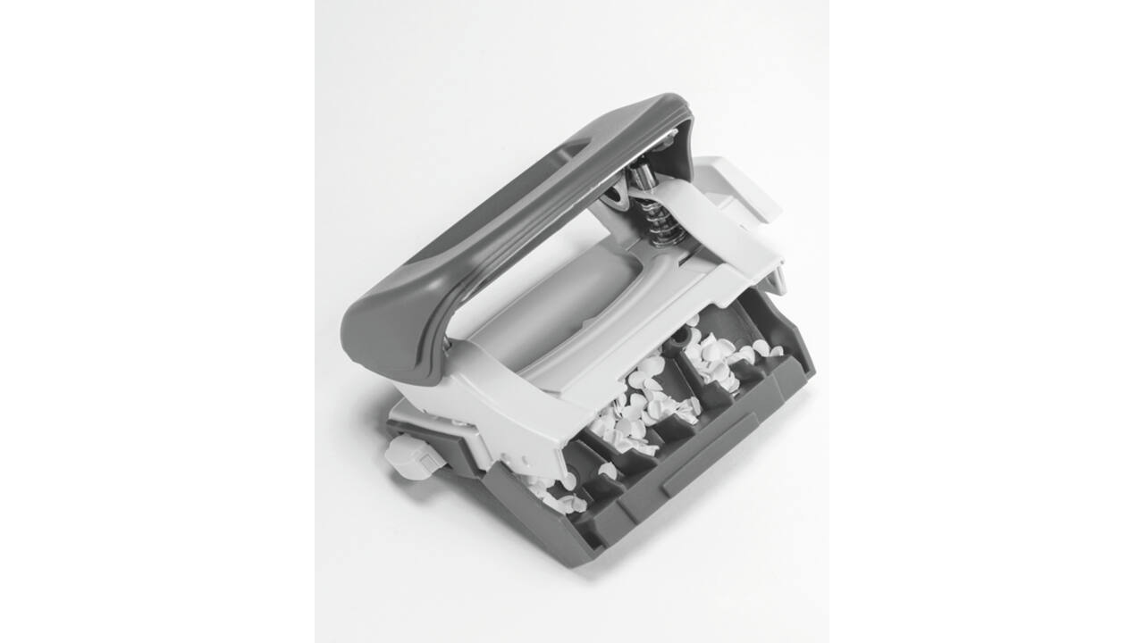 Perforator Leitz Nexxt Recycle mini 10 vel blauw