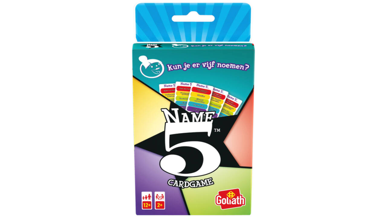 Kaartspel name 5 pocket editie