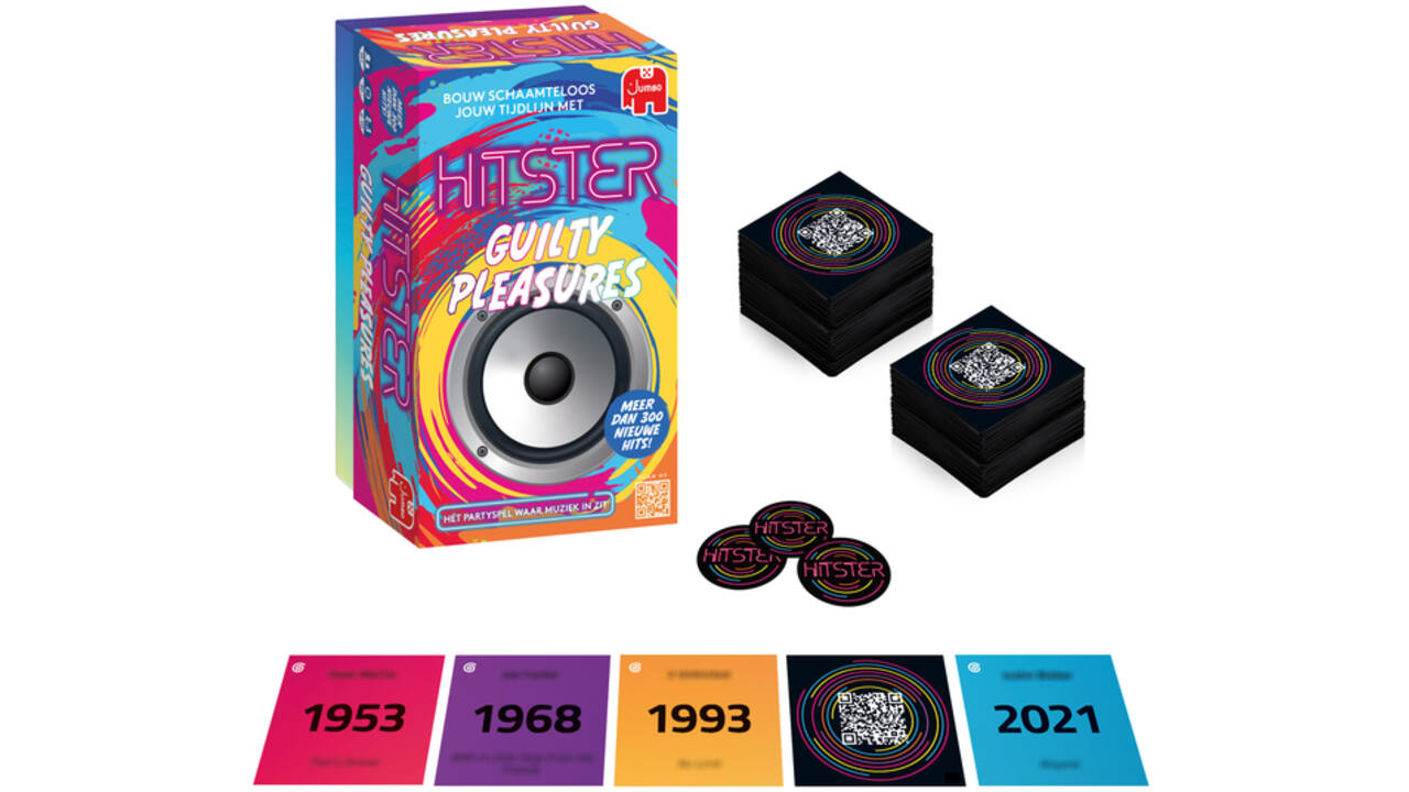 Muziekspel Hitster Guilty Pleasure 16+