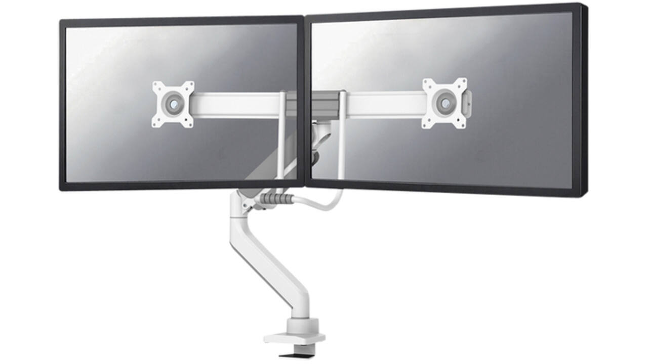 Monitorarm Neomounts DS75-450WH2 wit