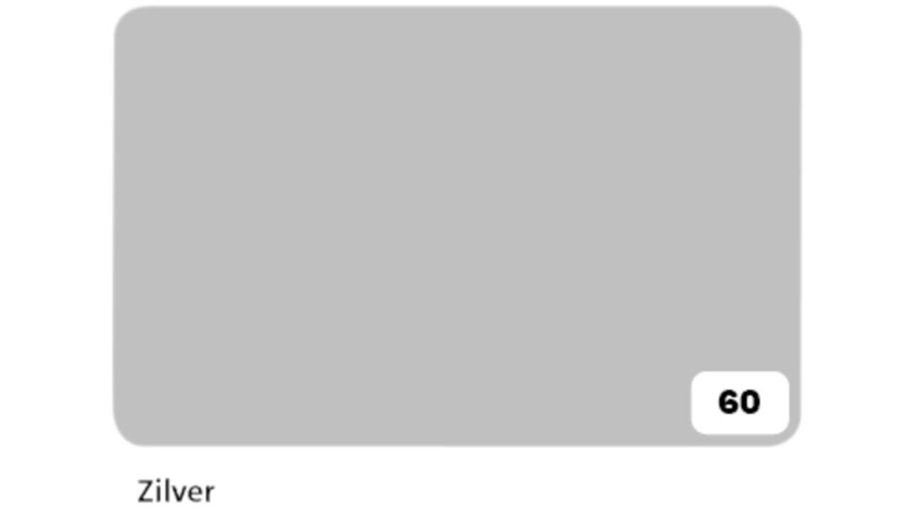 Golfkarton Folia E-golf 50x70cm 250gr nr60 zilver