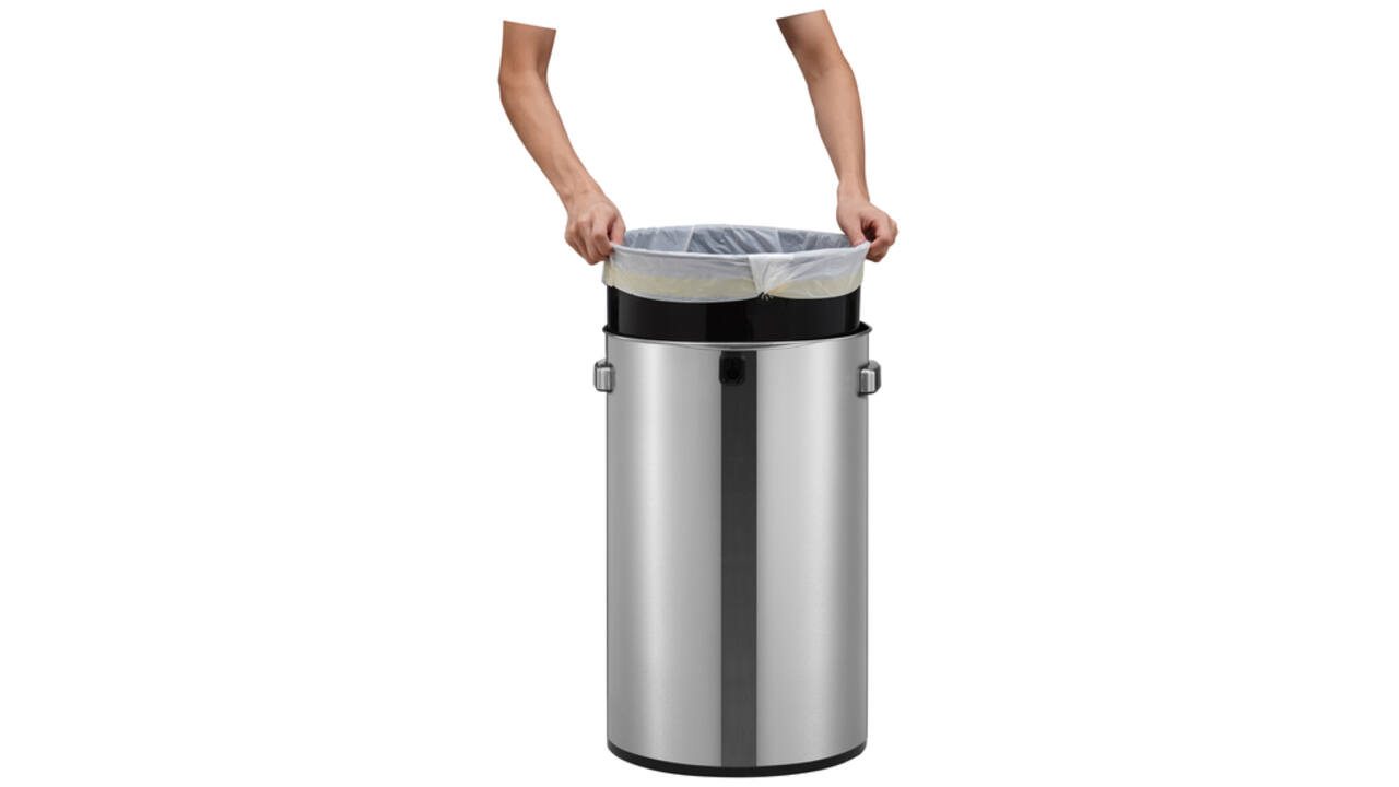 Afvalbak EKO Urban Bin 60liter RVS