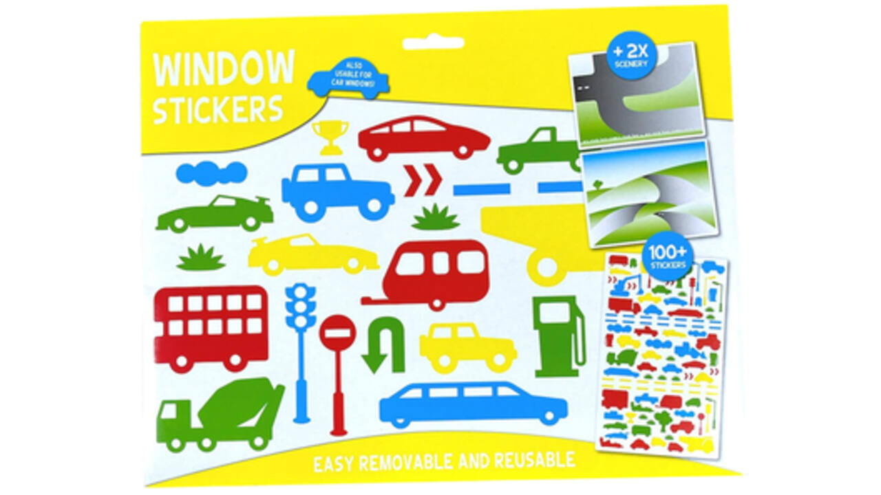 Raamstickers Mono assorti