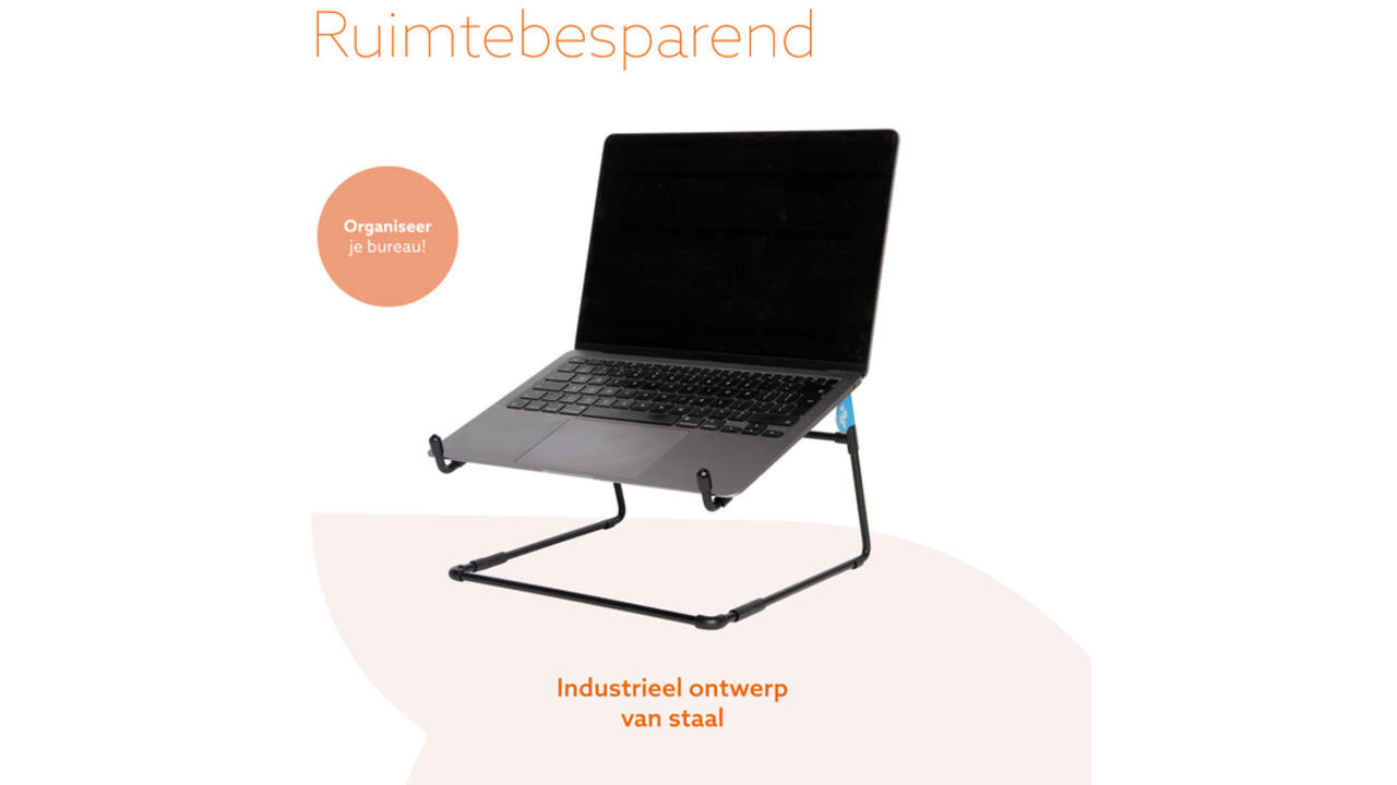 Laptopstandaard R-Go Office Zwart