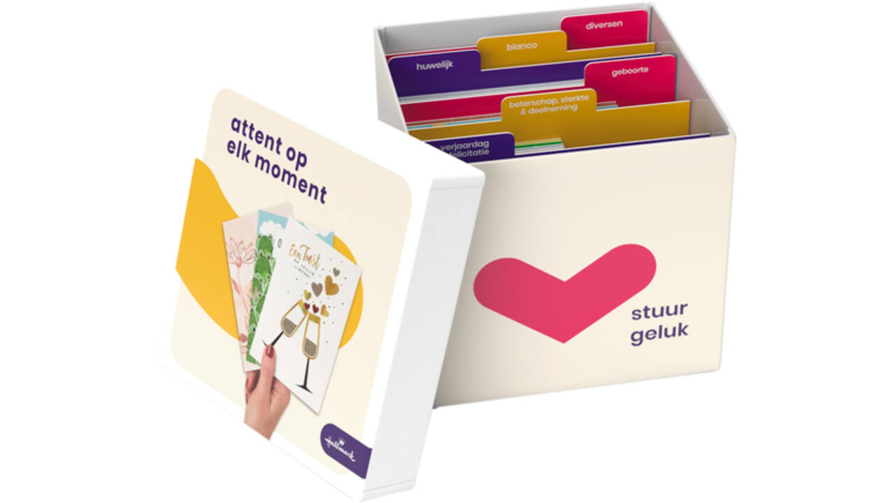 Wenskaart Hallmark business box 80 kaarten assorti