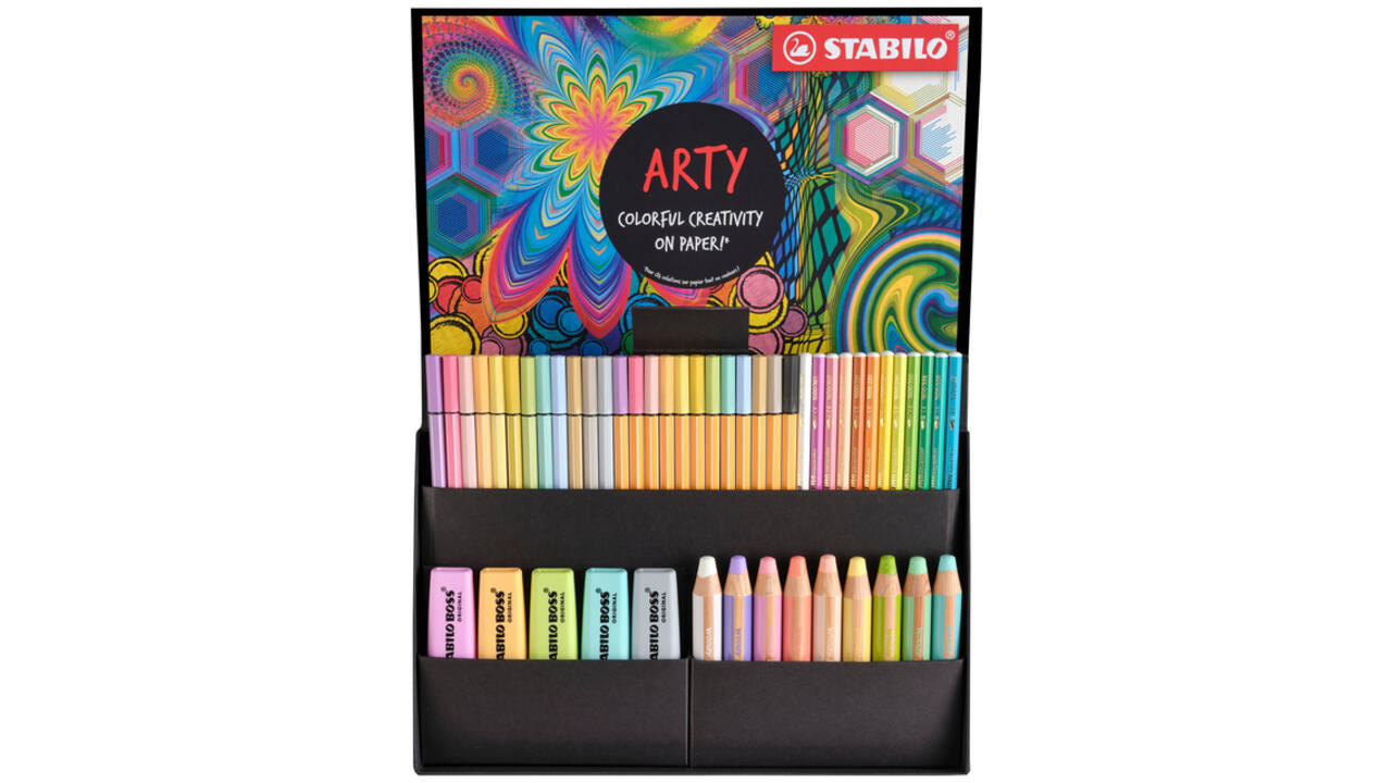 Creative set Stabilo 77/6 Arty colorful creative pastel mix