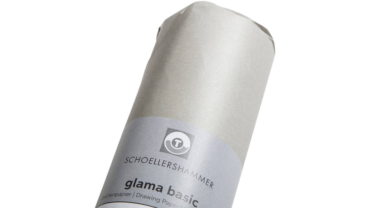 Tekenpapier Schoellershammer Glama Basic 66cmx50m 60gr transparant
