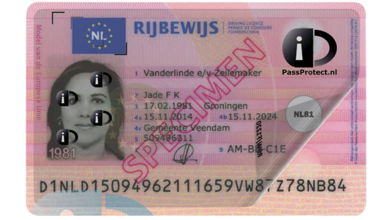 Beschermfolie PassProtect voor rijbewijs