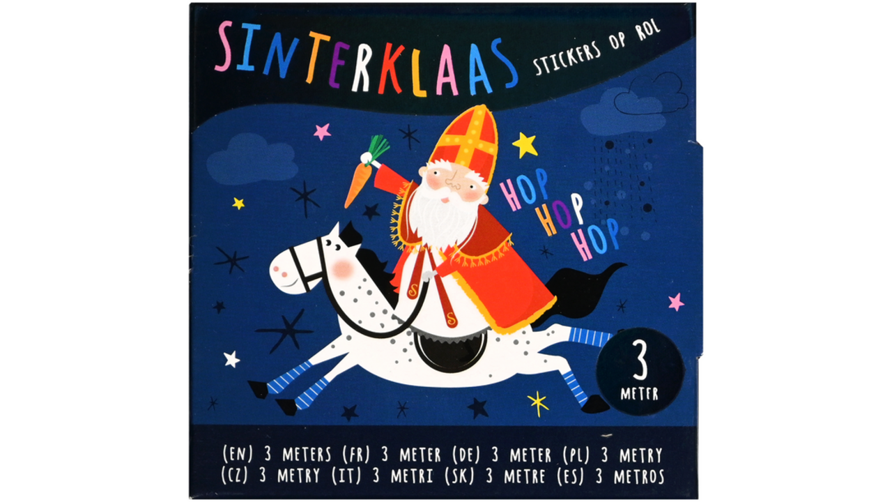 Stickerset Sinterklaas 3 meter
