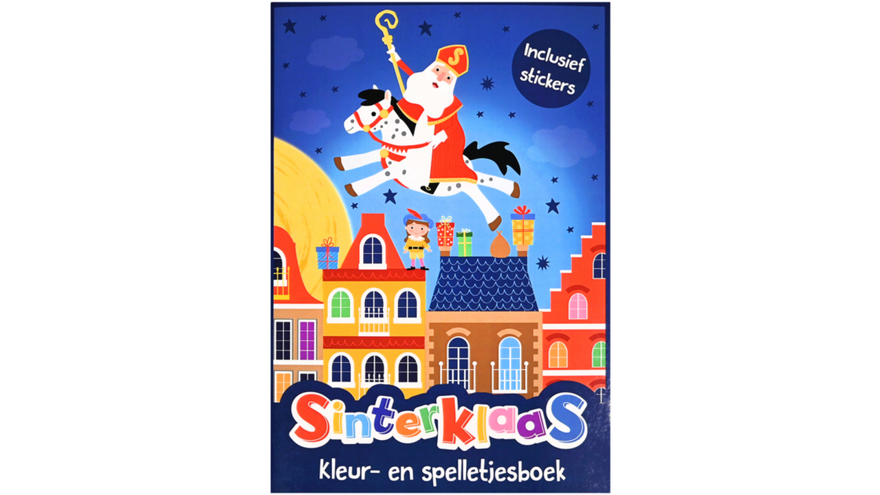 Kleur- en activiteitenboek Sinterklaas