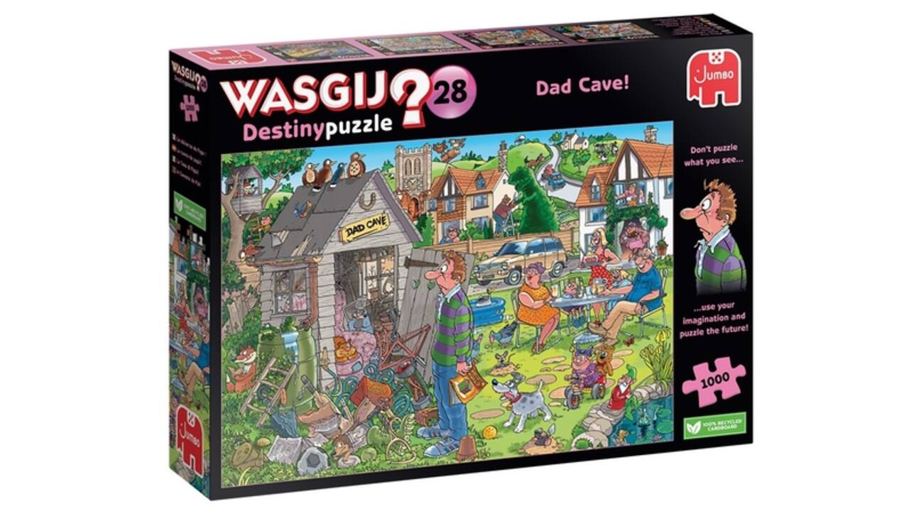 Puzzel Wasgij Destiny 28 De Mancave Van Pa! 1000 stukjes
