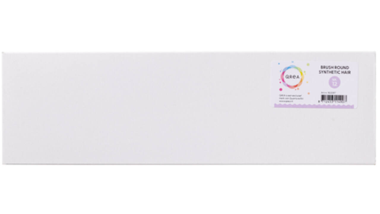 Penseel Qrea synthetisch haar nr 12 breedte 7,1mm
