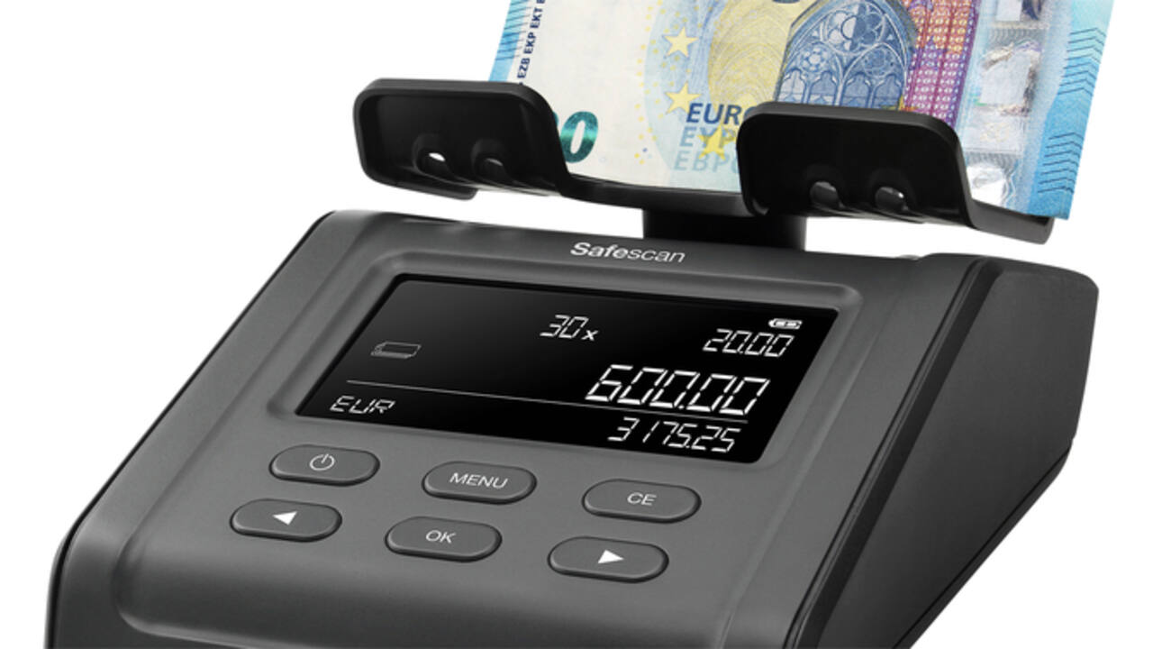 Geldtelweegschaal Safescan 6175 zwart
