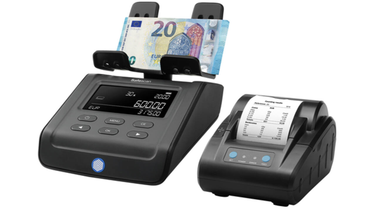 Geldtelweegschaal Safescan 6175 zwart