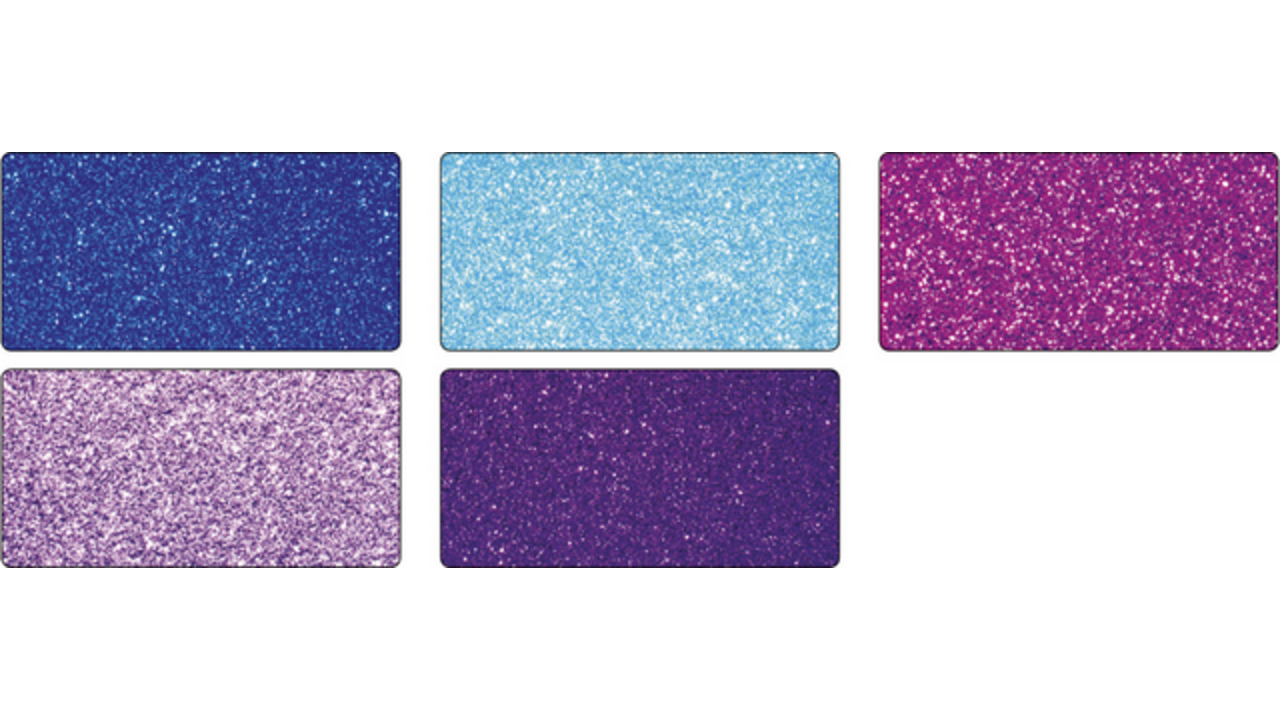 Glitterkarton Folia 50x70cm 300gr 5 vel ice assorti