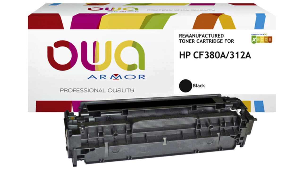 Tonercartridge OWA alternatief tbv HP CF380A zwart
