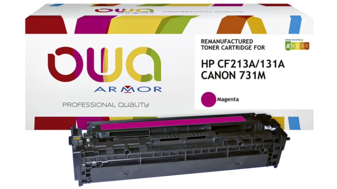 Tonercartridge OWA alternatief tbv HP CF213A rood