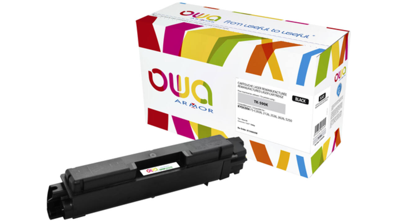 Toner OWA alternatief tbv Kyocera TK-590K zwart