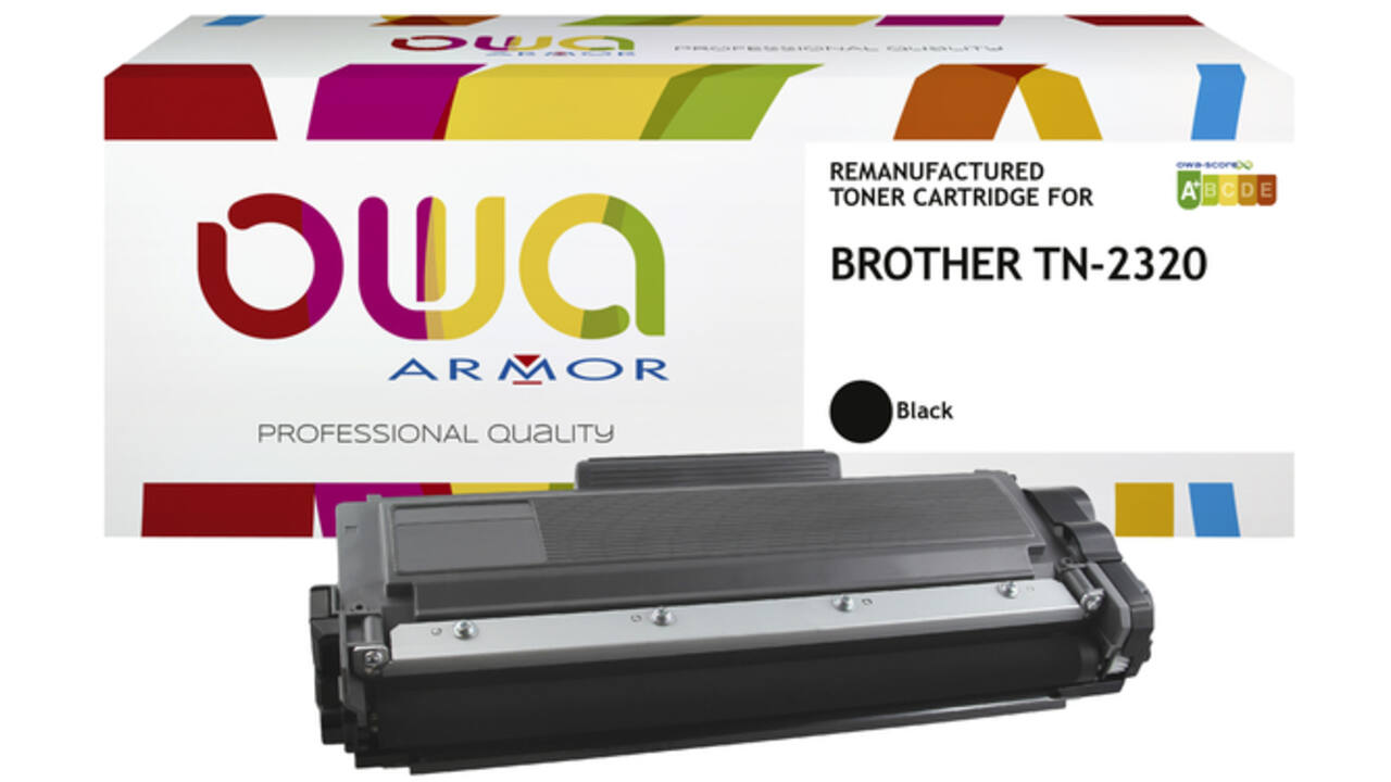 Toner OWA alternatief tbv Brother TN-2320BK zwart