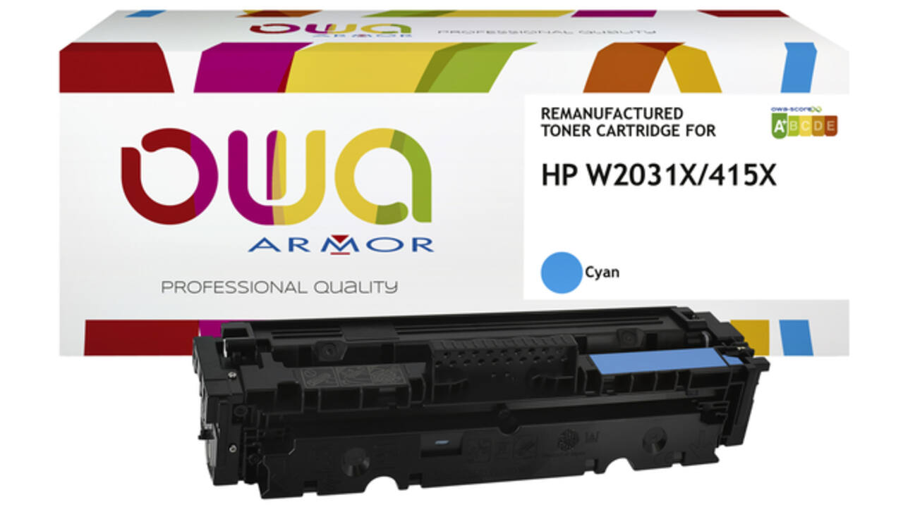 Tonercartridge OWA alternatief tbv HP W2031X blauw